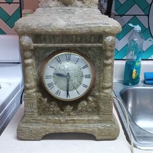 Vintage Style Brown Wall Clock